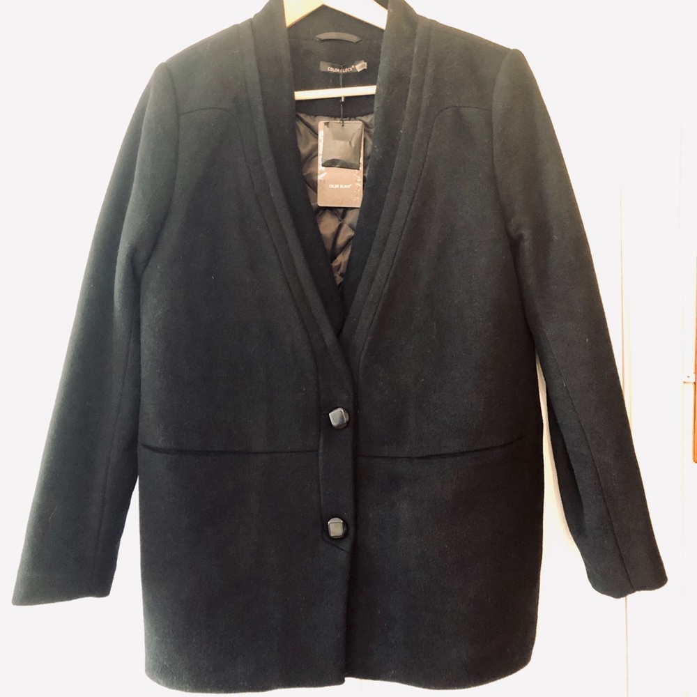 NWT New COLOR BLOCK jacket blazer Pattie Smith M